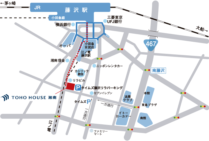 JR&江ノ電からの地図