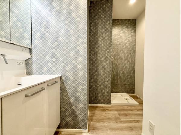 面白いデザインのサニタリールーム