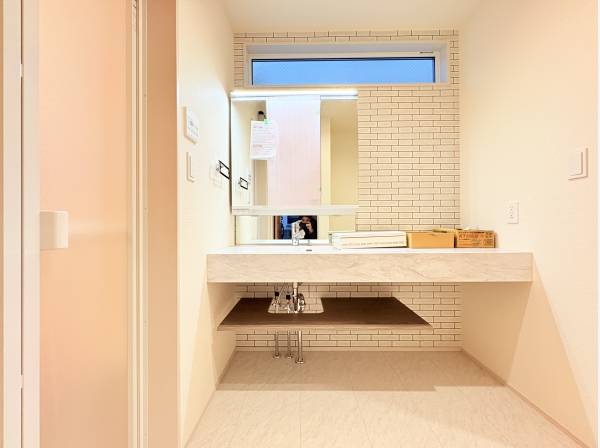 おしゃれなサニタリースペース