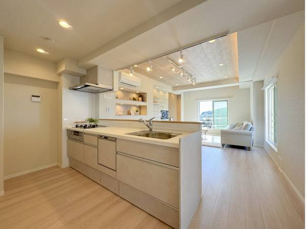 カウンターキッチンには食洗器を完備しています