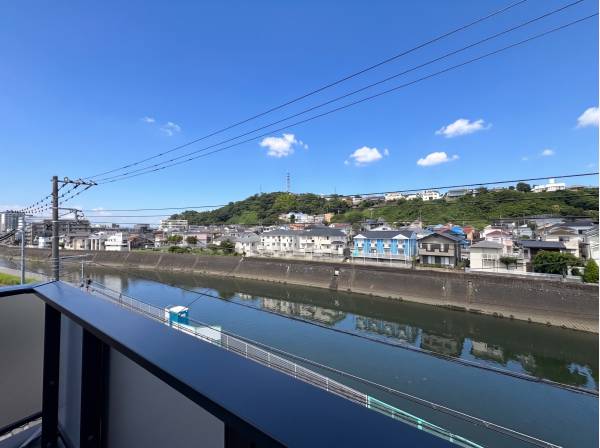 屋上ルーフバルコニーから望む心地よいリバービュー