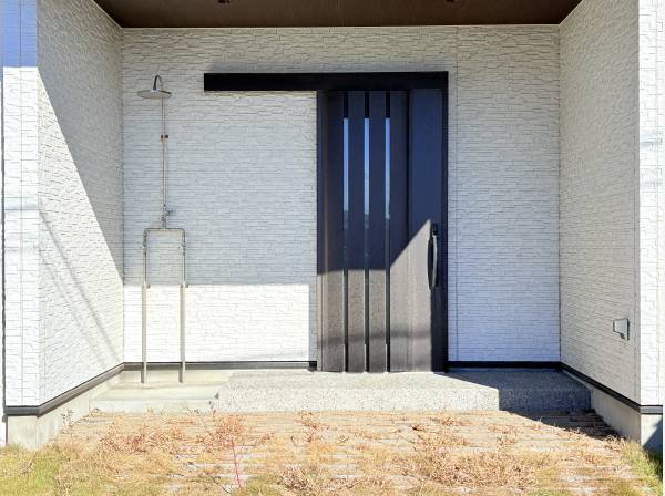 外部シャワー完備