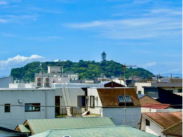 江ノ島を一望