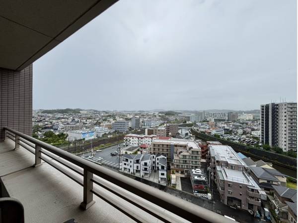 藤沢市を見渡せる抜けた眺望
