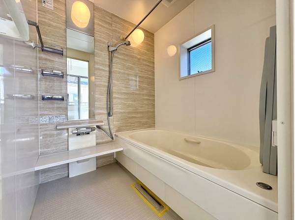 1日の疲れを癒すバスルーム