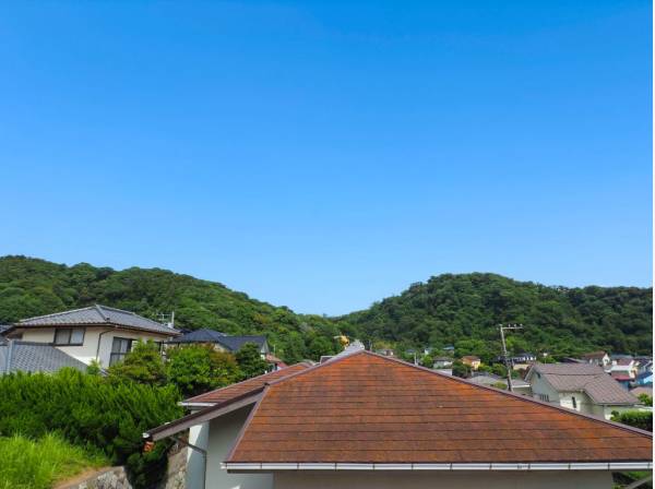 2階から心が軽くなるようなこの眺め