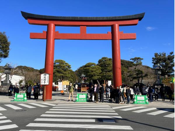 鶴岡八幡宮まで約５００ｍ