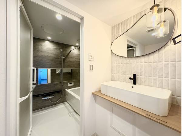 ホテルライクでお洒落なサニタリースペース