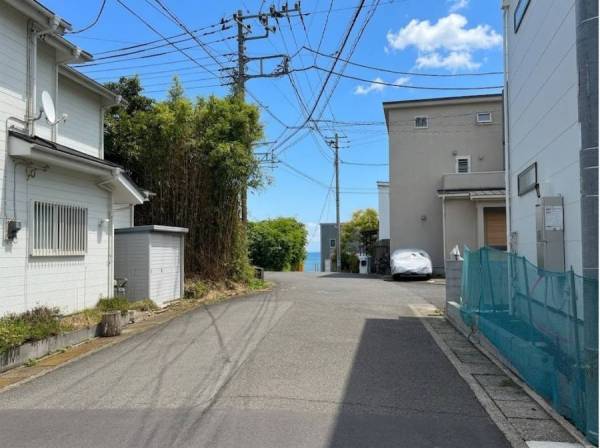 海が見えます