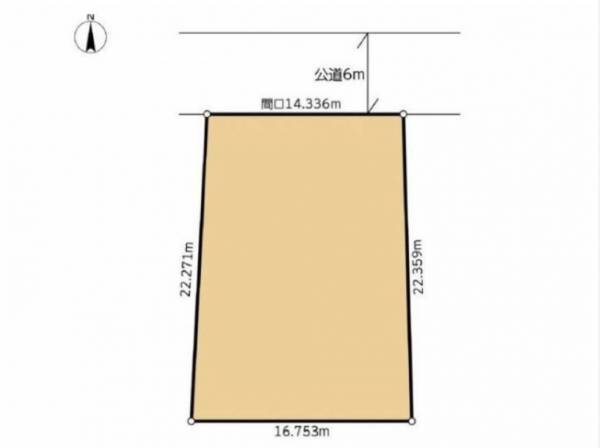 敷地面積約337.41m(約102.06坪)の広大な土地！