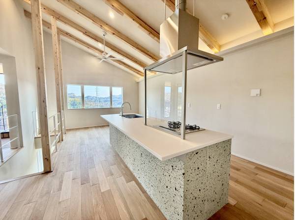 食洗機完備のシステムキッチン