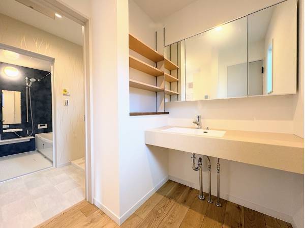 水回りは家事動線を考えた造り