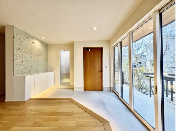 陽当たり良好な１階ＬＤＫ、土間スペース