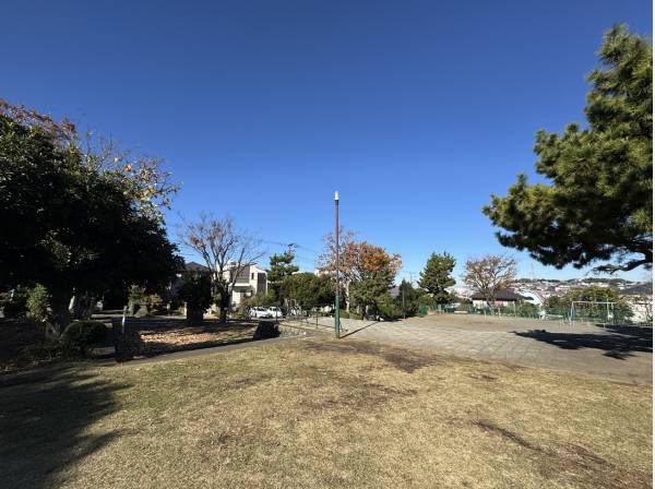 向かいにある片瀬山西公園