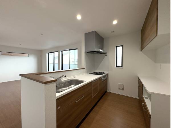 キッチン収納も豊富に完備

