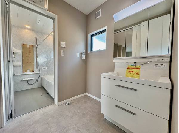 水回りもゆったりと。