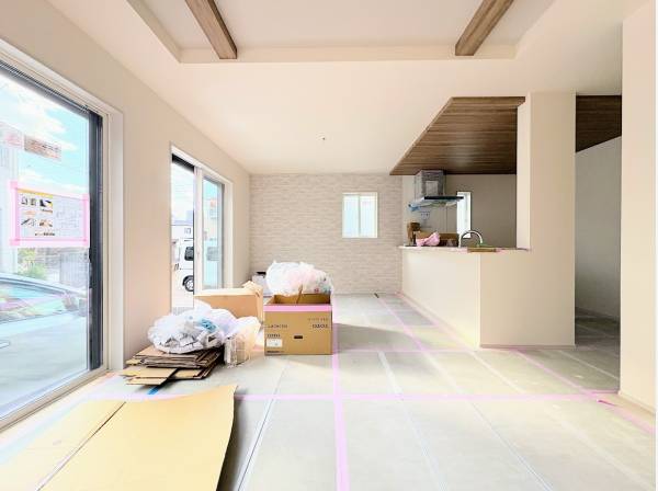 開放感ある17帖LDK