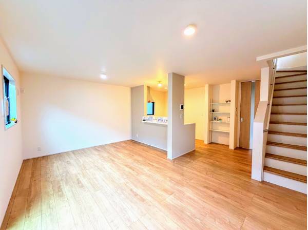 開放的でゆとりのあるLDKです