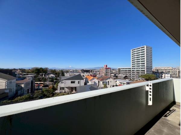 バルコニーからはご覧の眺望！