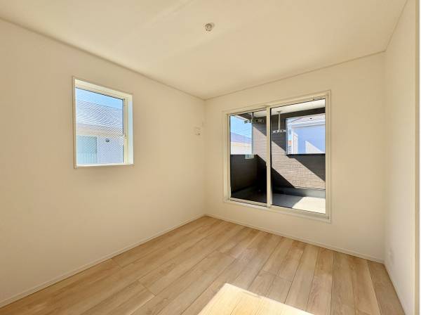 ２面採光の居室