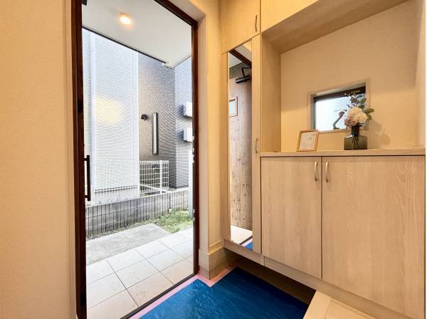 子どもの飛び出しを防止する玄関スペース