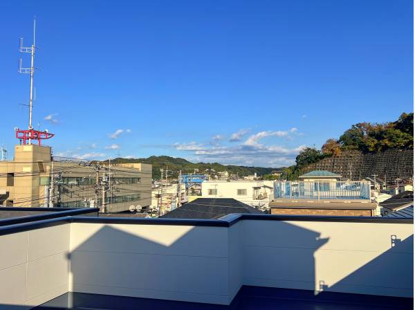 屋上からはこの景色です