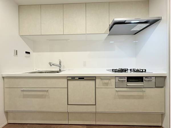 食洗機付きのシステムキッチン