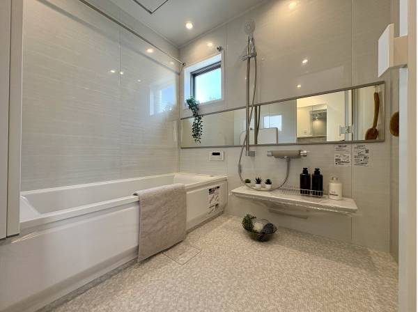 ゆとりあるバスルーム