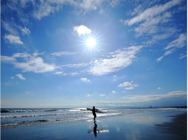 海まで歩いて１０分という湘南ロケーション(約800ｍ)
