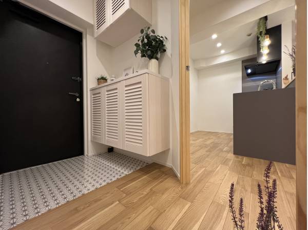 玄関もオシャレです