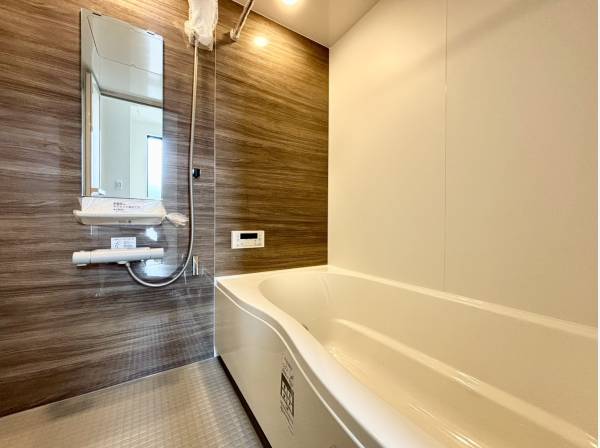 一日の疲れを癒してくれるバスルーム