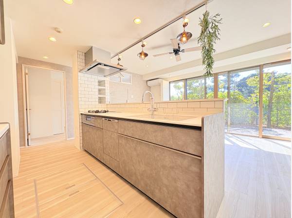 アイランドキッチン、回遊同線