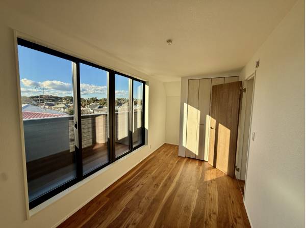 クローゼット完備の居室