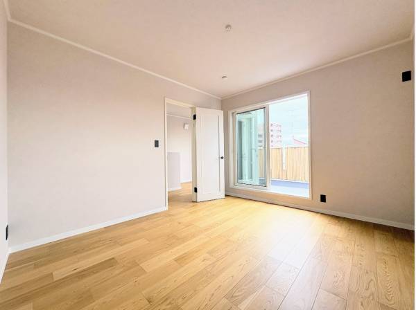 日当たりの良い洋室