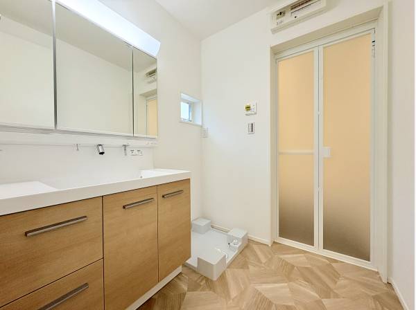 リゾート感あるサニタリースペース