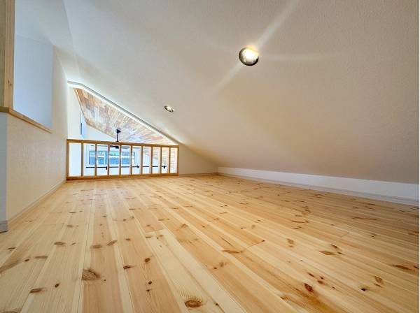 キッズスペースにもなりそうな広いロフト