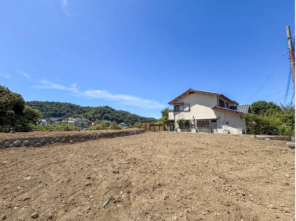 ゆとりの敷地は約８７坪。眺望を活かしたプランニングを