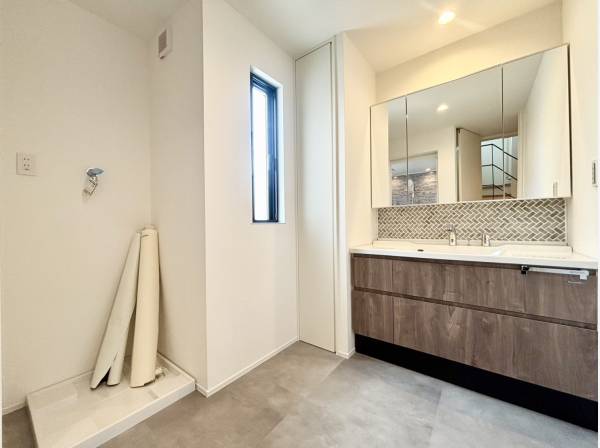 清潔感のあるサニタリースペース