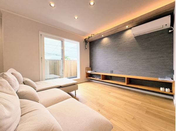 アクセントクロスがおしゃれです