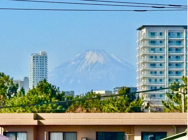 正面に富士山をどかんと臨みます