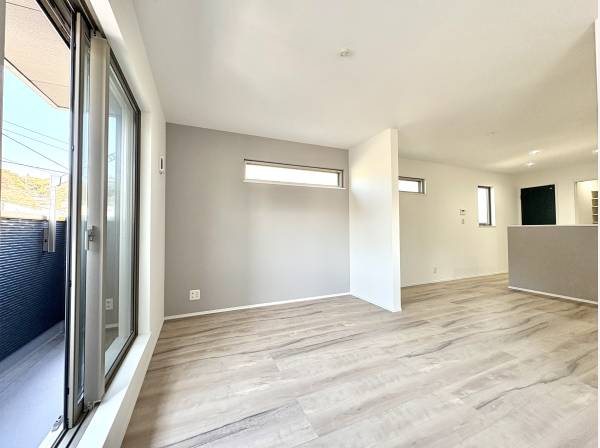 ゆったり開放的なリビング