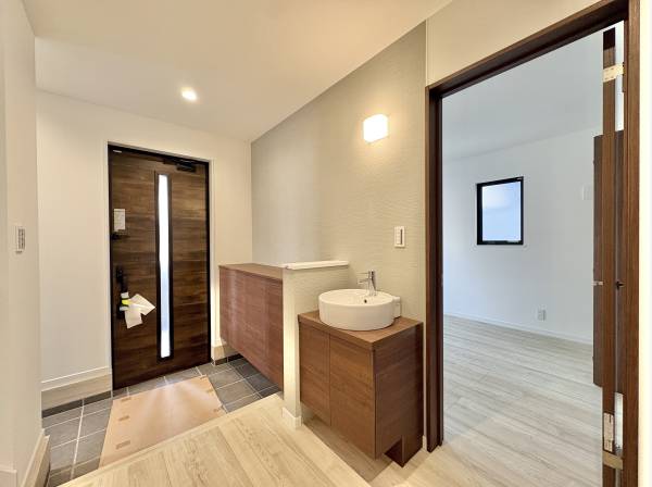 「ただいま」からスムーズに手が洗えます