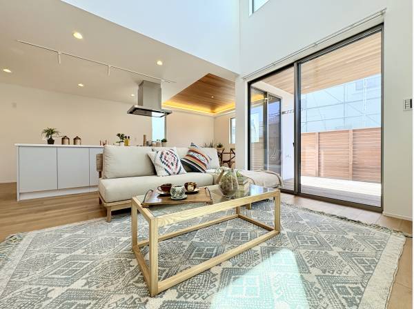 23帖のLDK。開放的な空間が広がります