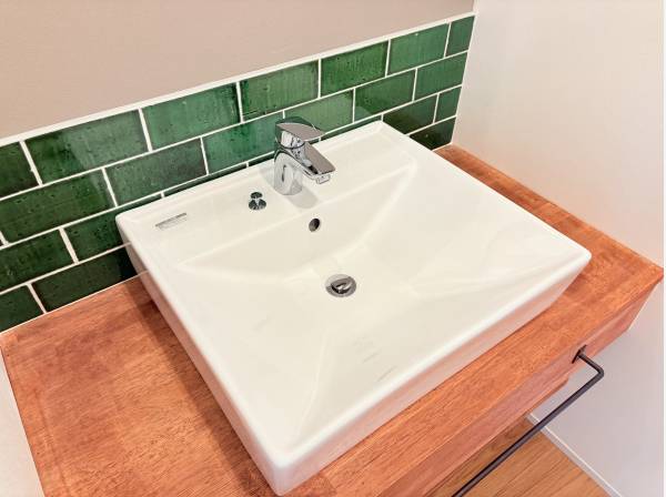 おしゃれな造作洗面台