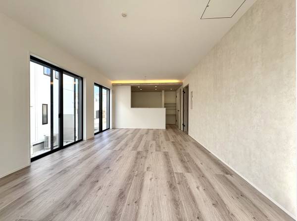 開放的なリビングです。