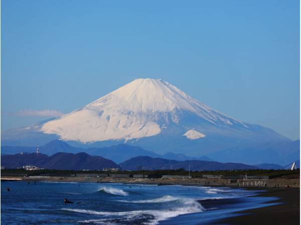 海まで富士山を見に行こう！が気軽に約1200m 自転車で9分