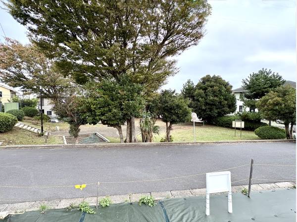 敷地前面の様子です。
