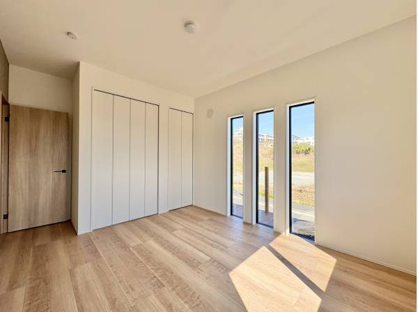 採光が１つのアクセントになり、プライベートな空間に