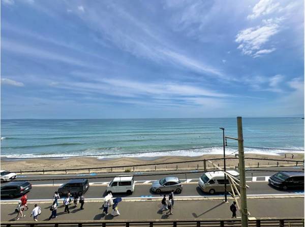 目の前に広がる相模湾　海と暮らす日常を