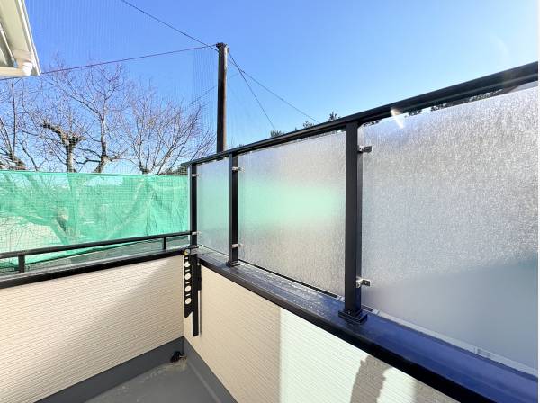 東南向きバルコニー